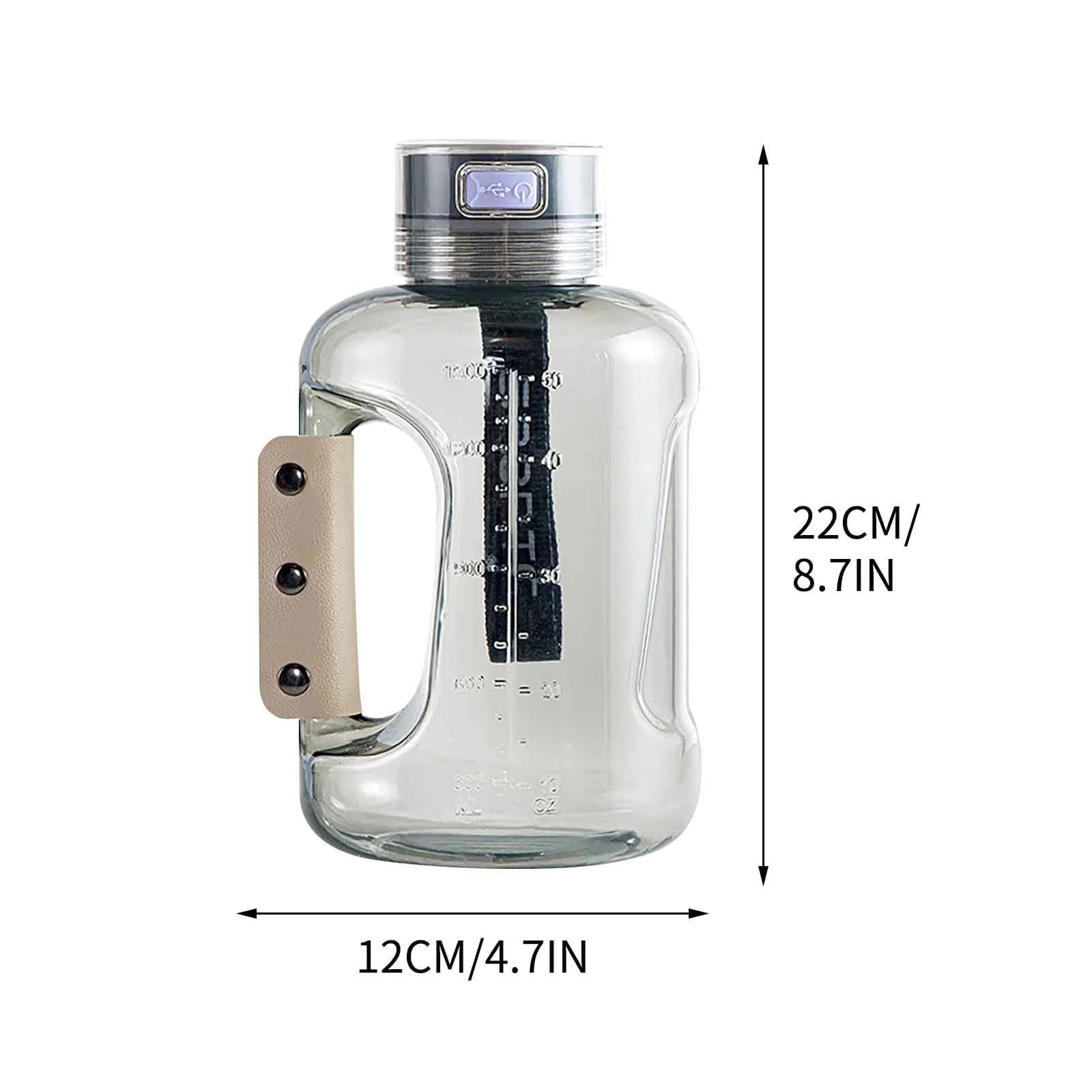 Hydrogen Water Generator - 1500mL Portable Drop-Proof Sports Water Bottle for Optimal Hydration