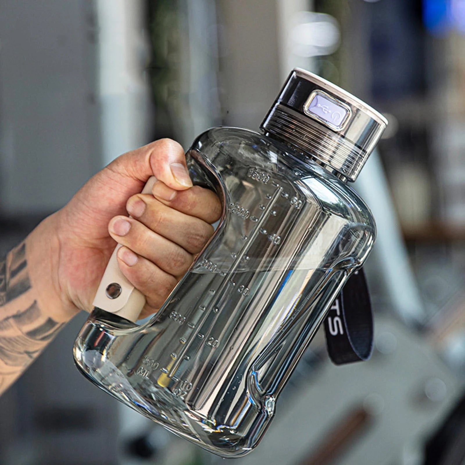 Hydrogen Water Generator - 1500mL Portable Drop-Proof Sports Water Bottle for Optimal Hydration
