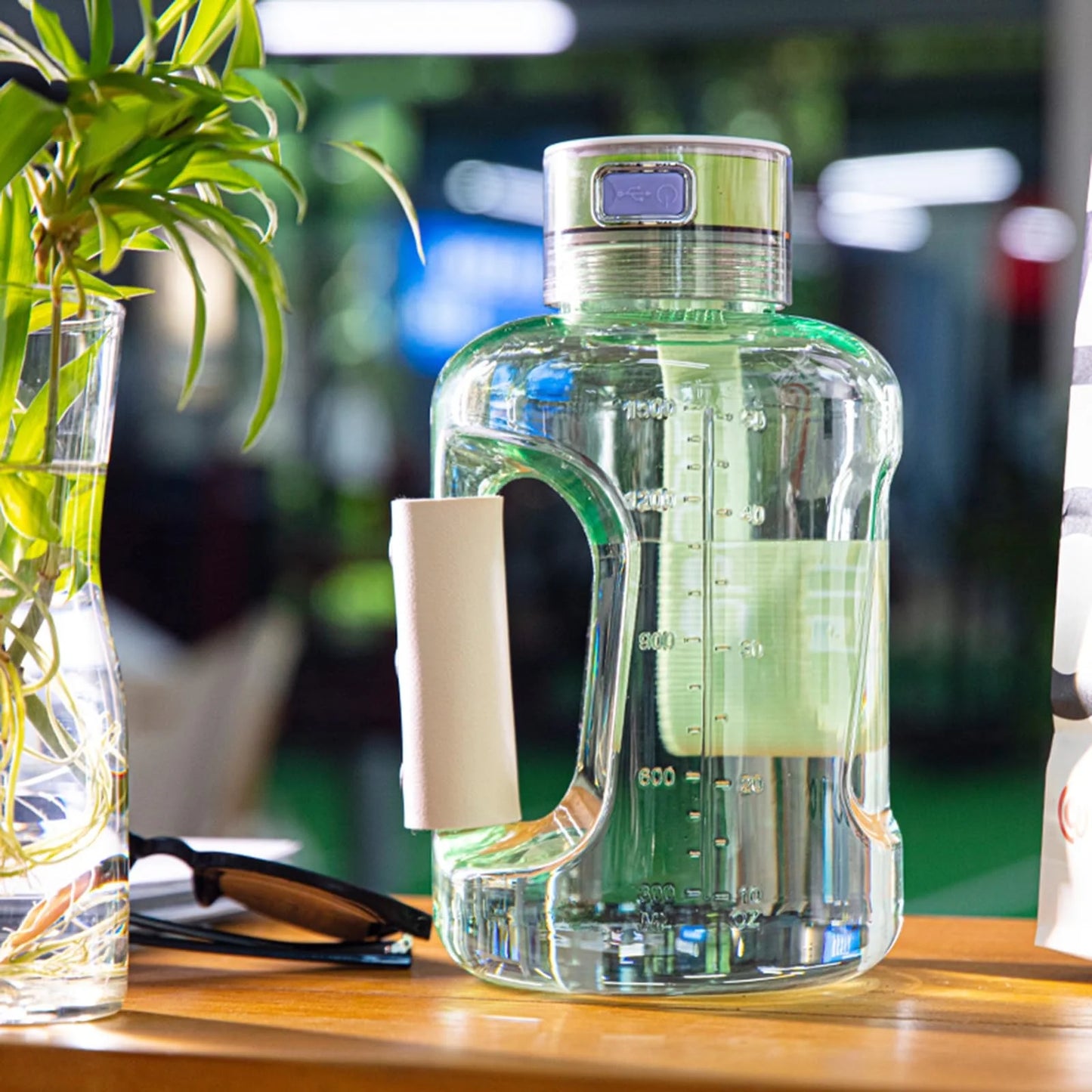 Hydrogen Water Generator - 1500mL Portable Drop-Proof Sports Water Bottle for Optimal Hydration