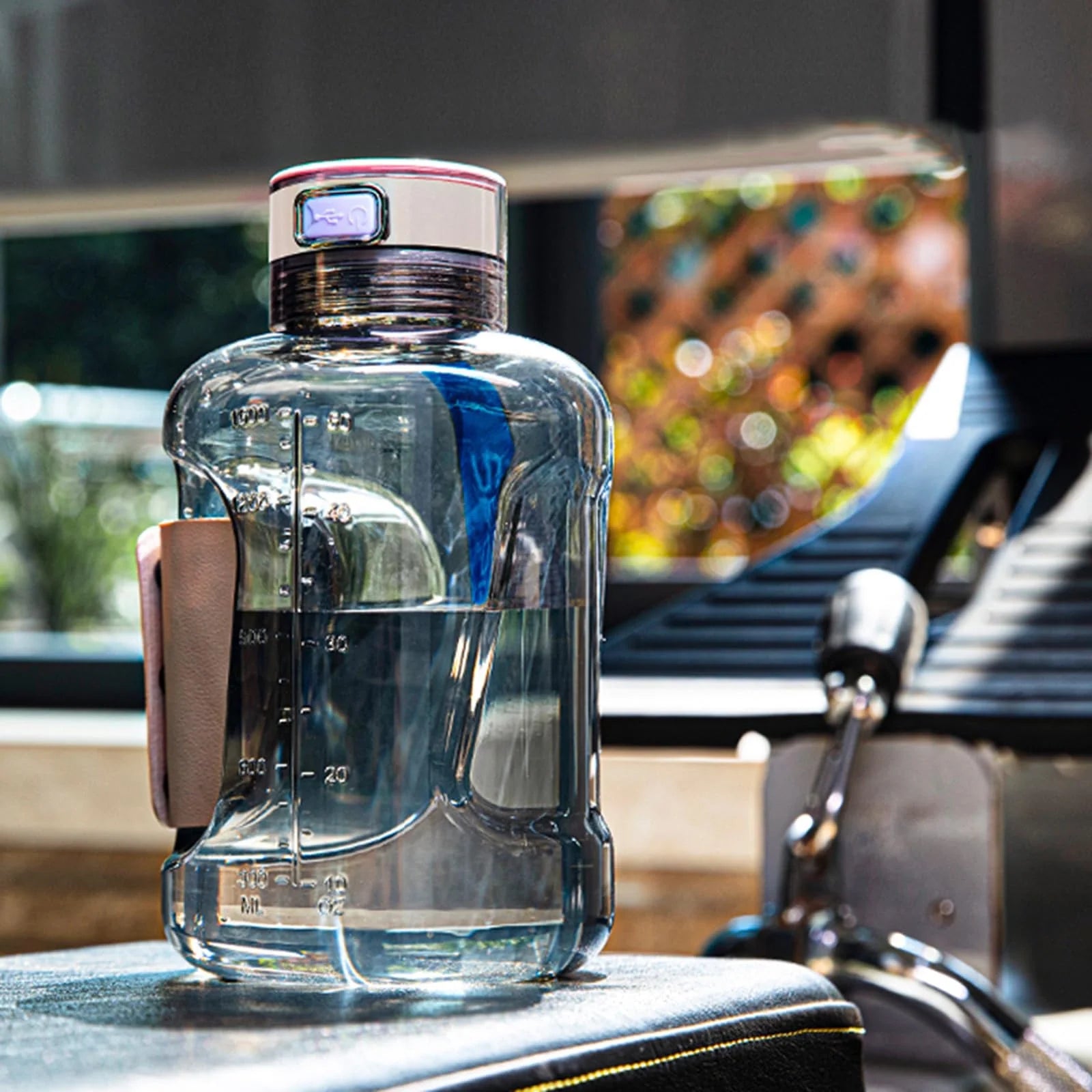 Hydrogen Water Generator - 1500mL Portable Drop-Proof Sports Water Bottle for Optimal Hydration